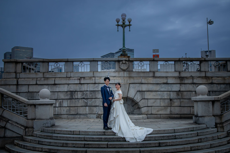 クラシカルな中之島公会堂で叶える前撮り