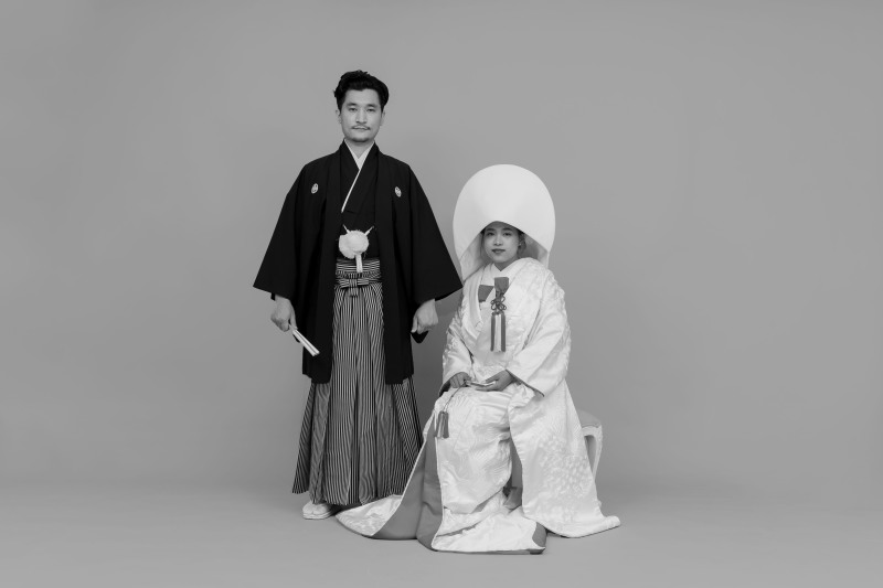 白無垢で迎える晴れの日