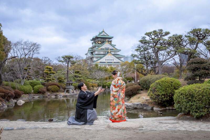 大阪城と誓い