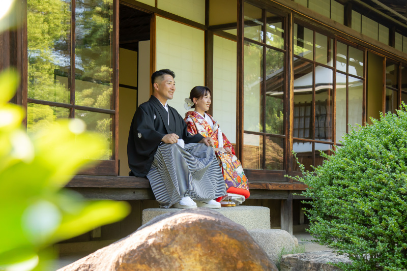 縁側で語らうひととき
