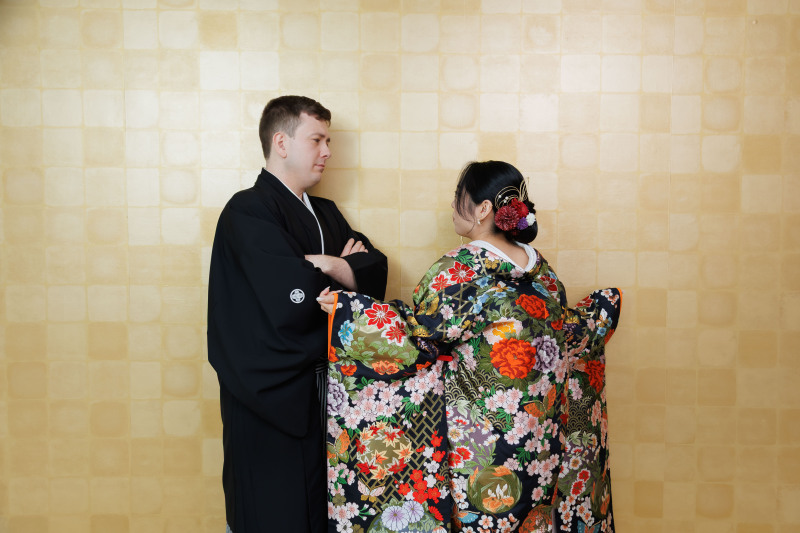 仲良しポーズで一枚