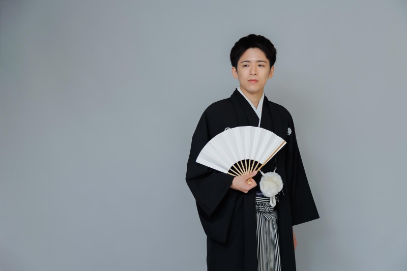 凛とした紋付姿