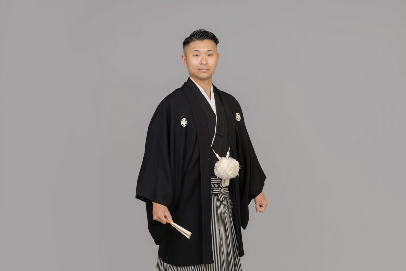 紋付袴姿