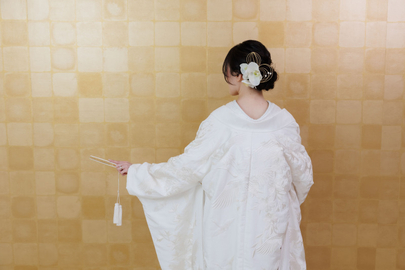 後ろ姿も美しく