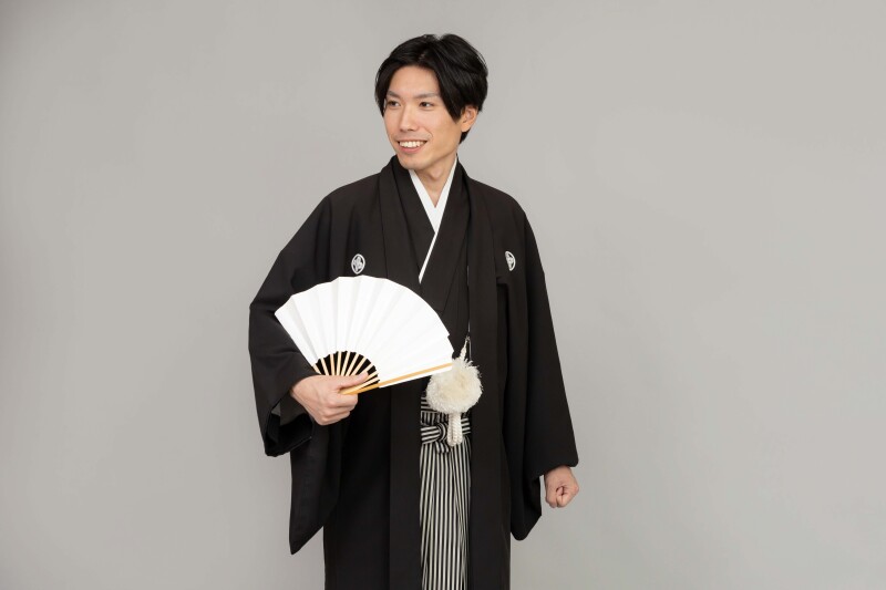 新郎様も凛々しくソロ撮影
