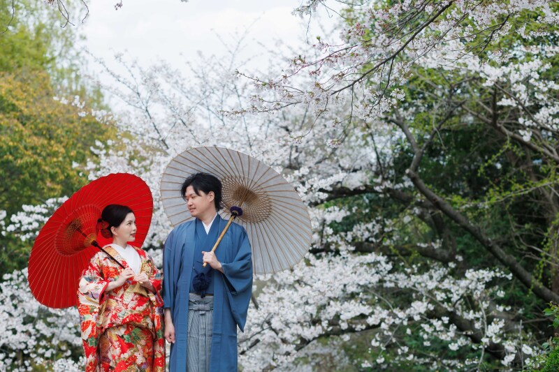 大阪城&times;桜ショット