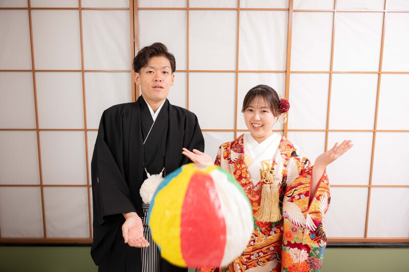 紙風船を使って楽しく!