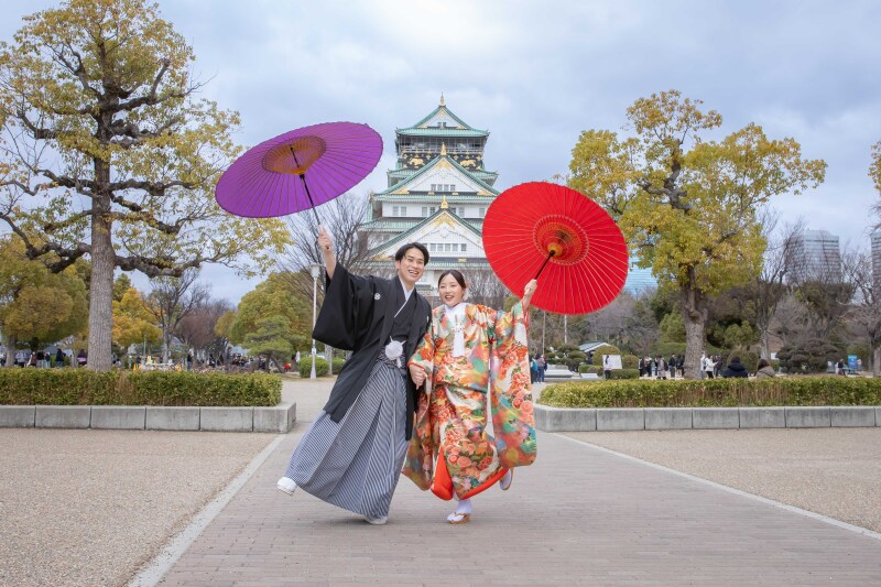 笑顔はじける大阪城ロケ＆スタジオ撮影