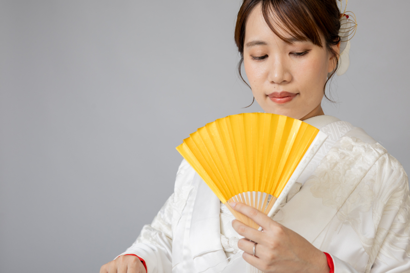 上品な白無垢姿