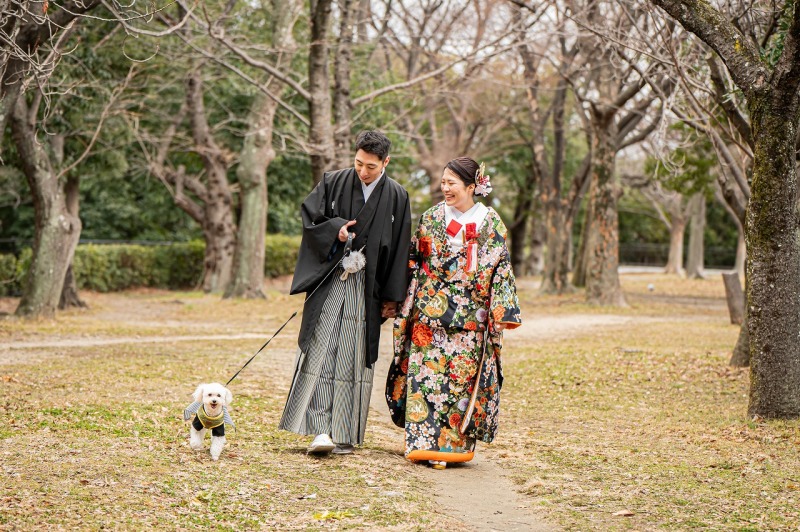 華雅苑 大阪店_ペットと一緒に撮影できる