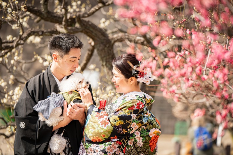 華雅苑 大阪店_ペットと一緒に撮影できる