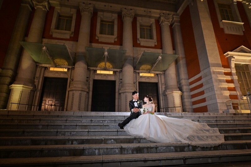 華雅苑 大阪店_夜景で撮影できる