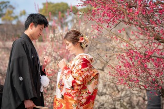 華雅苑 大阪店_PICKUP！大阪城の和装【梅】撮影2月中旬～3月中旬