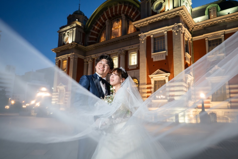 華雅苑 大阪店_夜景で撮影できる