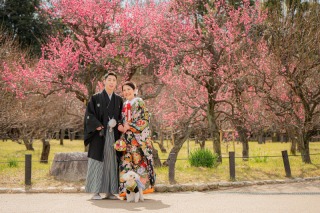 華雅苑 大阪店_PICKUP！大阪城の和装【梅】撮影2月中旬～3月中旬