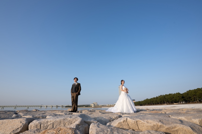 華雅苑 大阪店_海で撮影できる