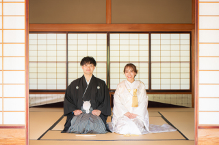 先行予約開始♪ 7月8月限定！大仙公園 和装プラン茶室付き　お好きな和装で庭園で撮影　衣裳２着（差額無し）・美容・撮影データ込み