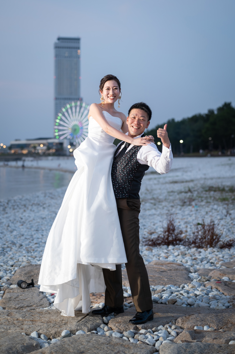 ロケーションプラン★お好きな洋装を1着着てマーブルビーチで撮影♪衣裳(差額無し)・美容・撮影データ込