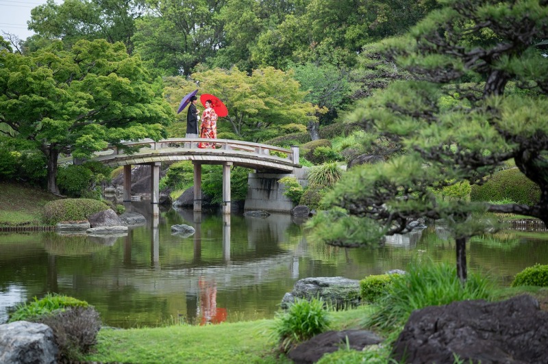 【和装1着】先着20組様限定６月末日までの撮影【大仙公園日本庭園】で撮影和装衣裳1着（差額無し）・撮影データ130枚付