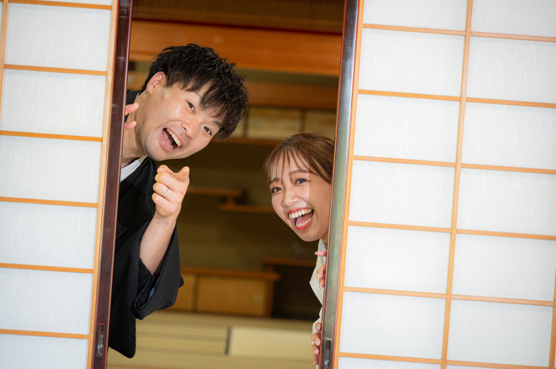 先行予約開始♪ 7月8月限定!【庭園&茶室】【色打掛&白無垢】お茶室付きプラン 衣裳(差額無し)・美容・撮影データ込み