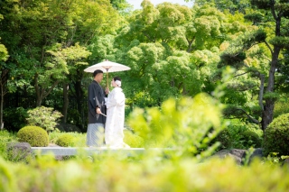 早割先着20組様10/1～11/25撮影　日本庭園とスタジオで撮影★和装弐点プラン衣裳２着（差額無し）・美容・撮影データ230枚