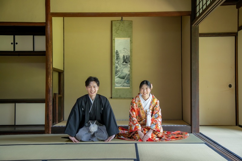 【和装&洋装】【ロケ2か所】|和装⇒古民家&ドレス⇒中之島公会堂ナイト撮影★衣裳・美容・撮影データ180カット|133,000円