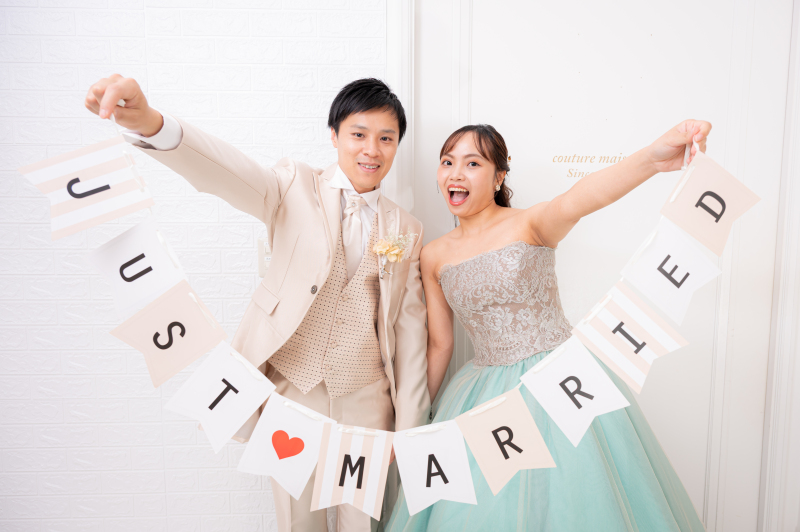 スタジオプラン★お好きな洋装を1着着てスタジオで撮影♪衣裳(差額無し)・美容・撮影データ込