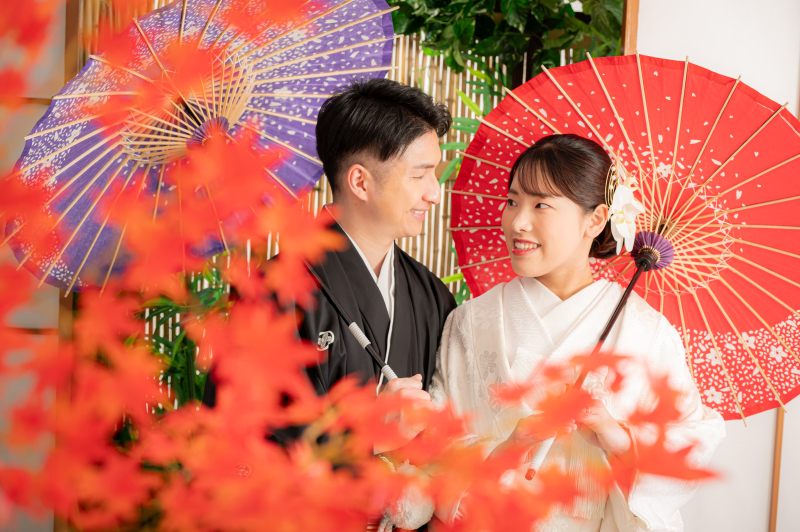 1番人気♪【1月末迄・1日1組限定】和装⇒スタジオ&ドレス⇒中の島公会堂でナイト撮影★衣裳(2着)・美容・撮影データ付き