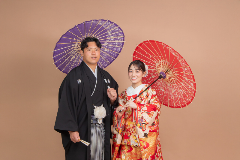 期間限定【和装&洋装】スタジオプラン★ 衣裳(衣裳差額無し)・美容・撮影データ120カット【79,000円】