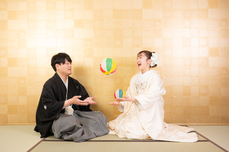 和装【紅葉キャンペーン】!ロケーション(大仙公園)とスタジオで両方で撮影!白無垢・色打掛で撮影★100カット!