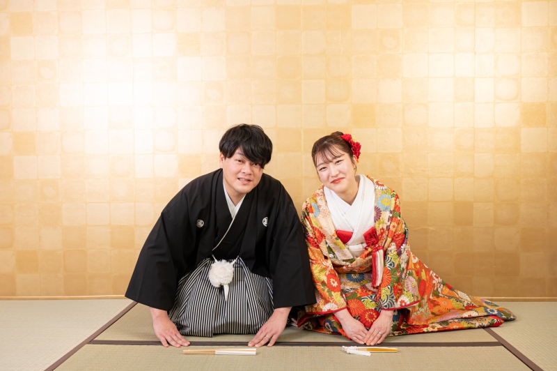 新緑プラン♪ 5/10迄の撮影　お好きな和装を着て庭園とスタジオで撮影　衣裳２着（差額無し）・美容・撮影データ込み