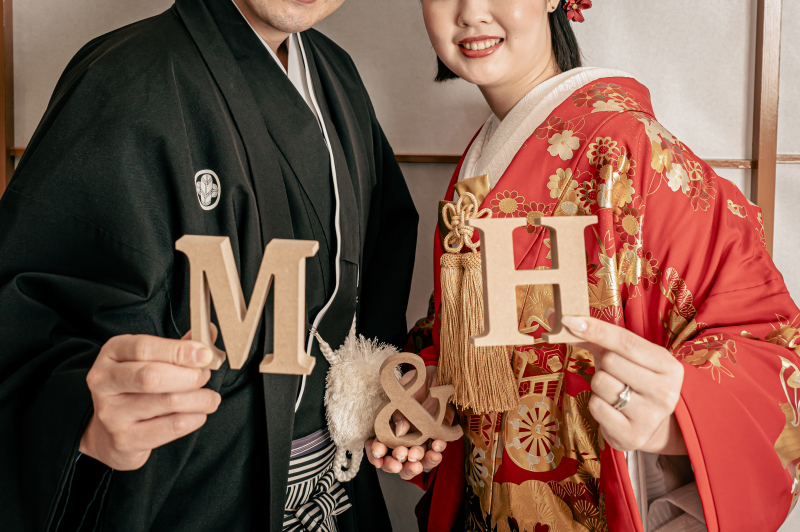 和装⇒スタジオ&ドレス⇒中の島公会堂(昼間)で撮影★衣裳(2着)・美容・撮影データ付き