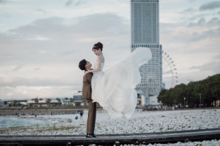 早割先着20組様12/1～1/31 で撮影　和装⇒スタジオ＆ドレス⇒マーブルビーチ＆ロングパークで撮影★衣裳美容・撮影データ付き