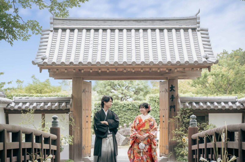 ちょこっとロケプラン♪ 中之島・池田城・古民家から選べる和装ロケ+スタジオ撮影