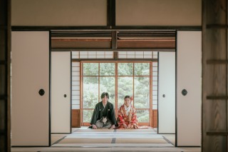 99,000円　衣装追加差額なし！移動費用・撮影申請費用・新婦ヘアメイク・お二人の着付け・データ200カット含む