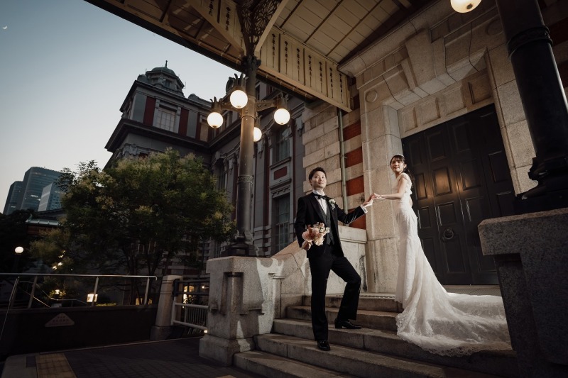 1番人気♪【3月25日迄・１日１組限定】和装&rArr;スタジオ＆ドレス&rArr;中の島公会堂でナイト撮影★衣裳(2着)・美容・撮影データ付き