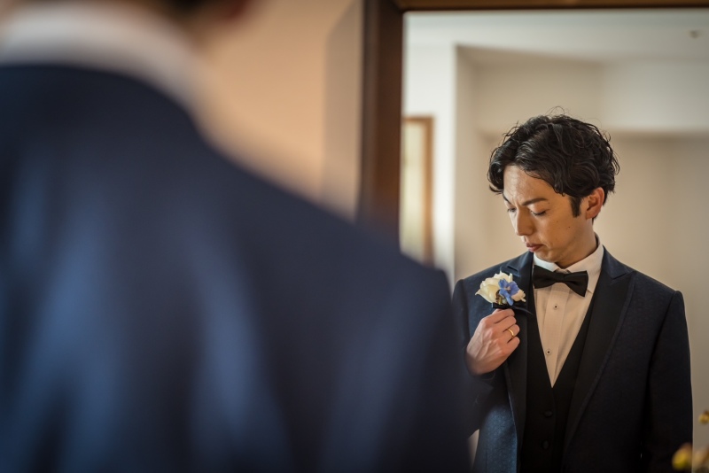 ご新郎様のソロショット♡