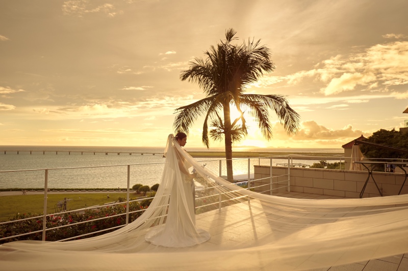 瀬長島ホテルウエディング_ロケーション撮影