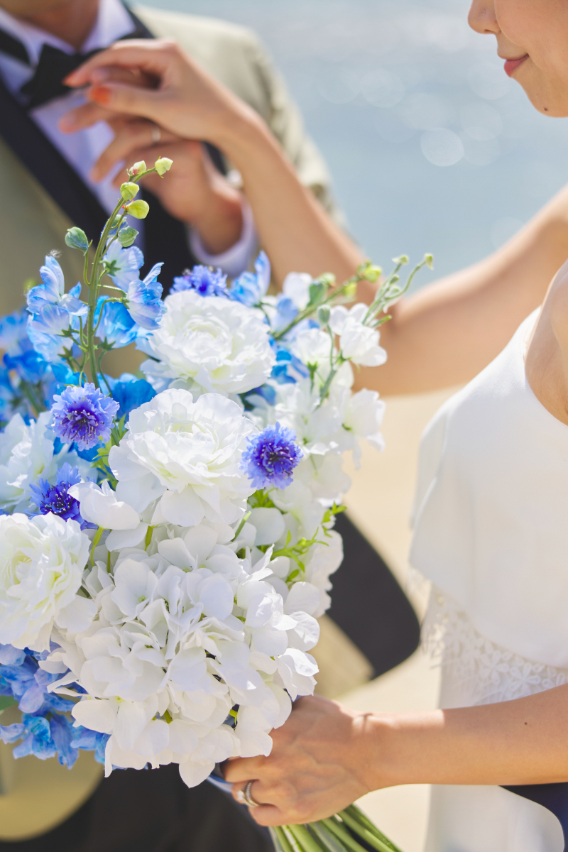 プライベートフォトウエディング♡ビーチ&ウミカジテラス撮影♪　