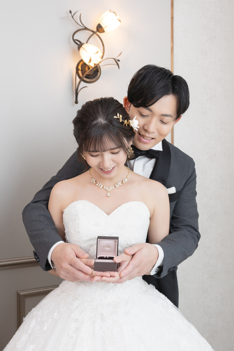 バックハグでロマンチックなお写真を✿