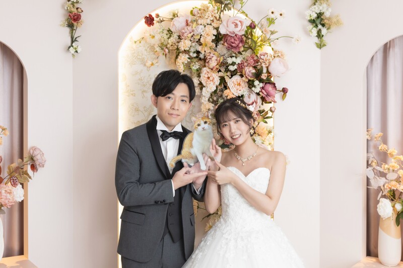 愛猫のアクリルパネルと一緒に☆