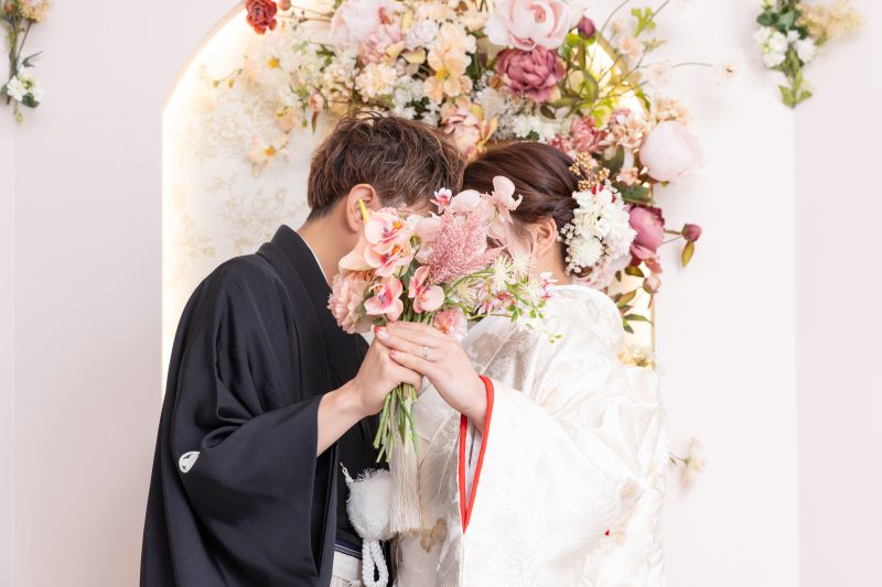 お顔を隠して&hellip;&hearts;