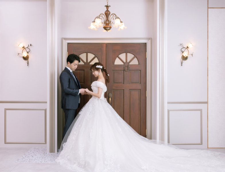 長いトレーンを生かして