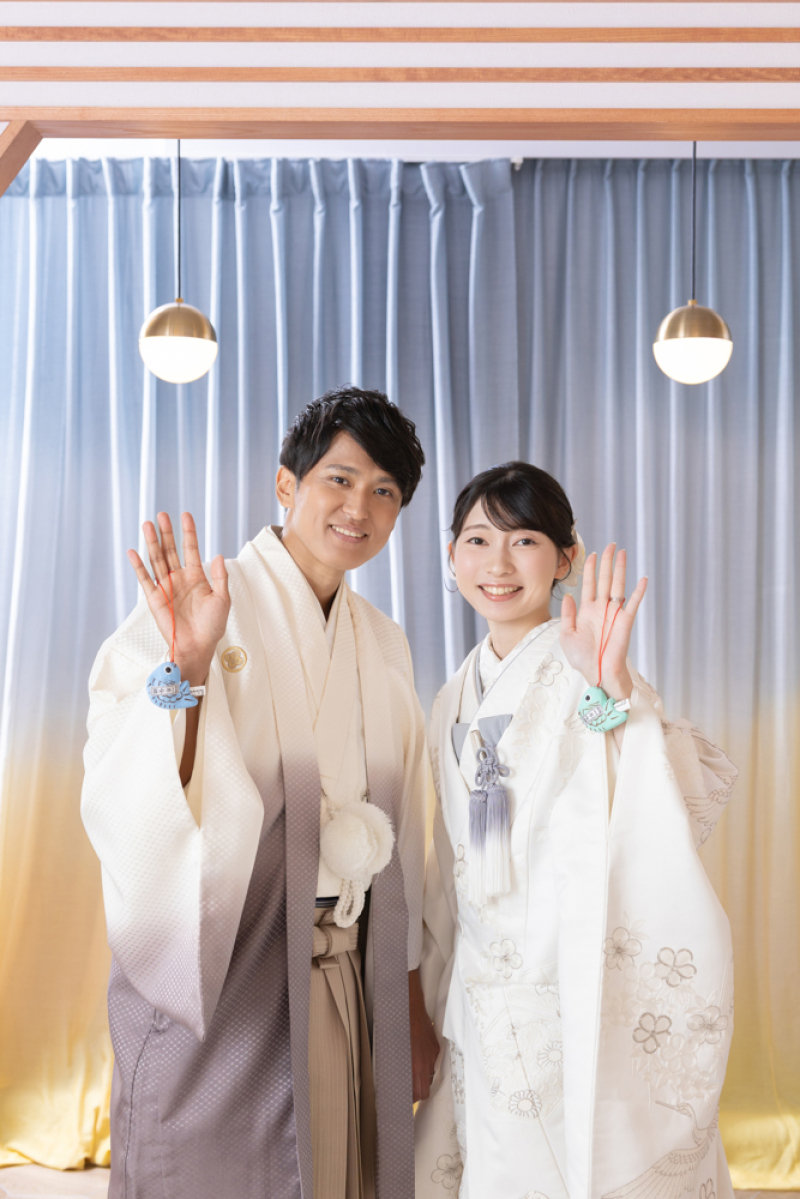 笑顔いっぱいの和装フォト