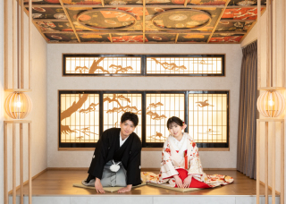 和装洋装スタジオ撮影