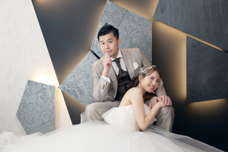 落ち着いた雰囲気の《寄り添い》カット