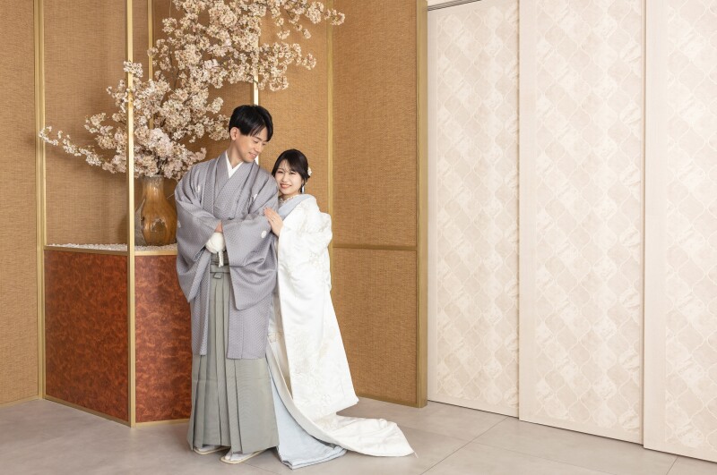 ご新婦様から可愛く寄り添って♡