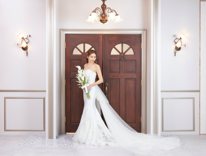 お持ち込みのブーケを使ったソロショット