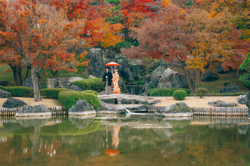 【10月末まで限定】★Photorait限定|衣裳2着|衣裳差額なし!花田苑×スタジオ撮影 200カットデータ付きプラン
