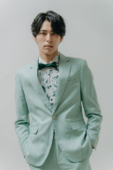 カラーシャツ-花柄＊他店舗在庫